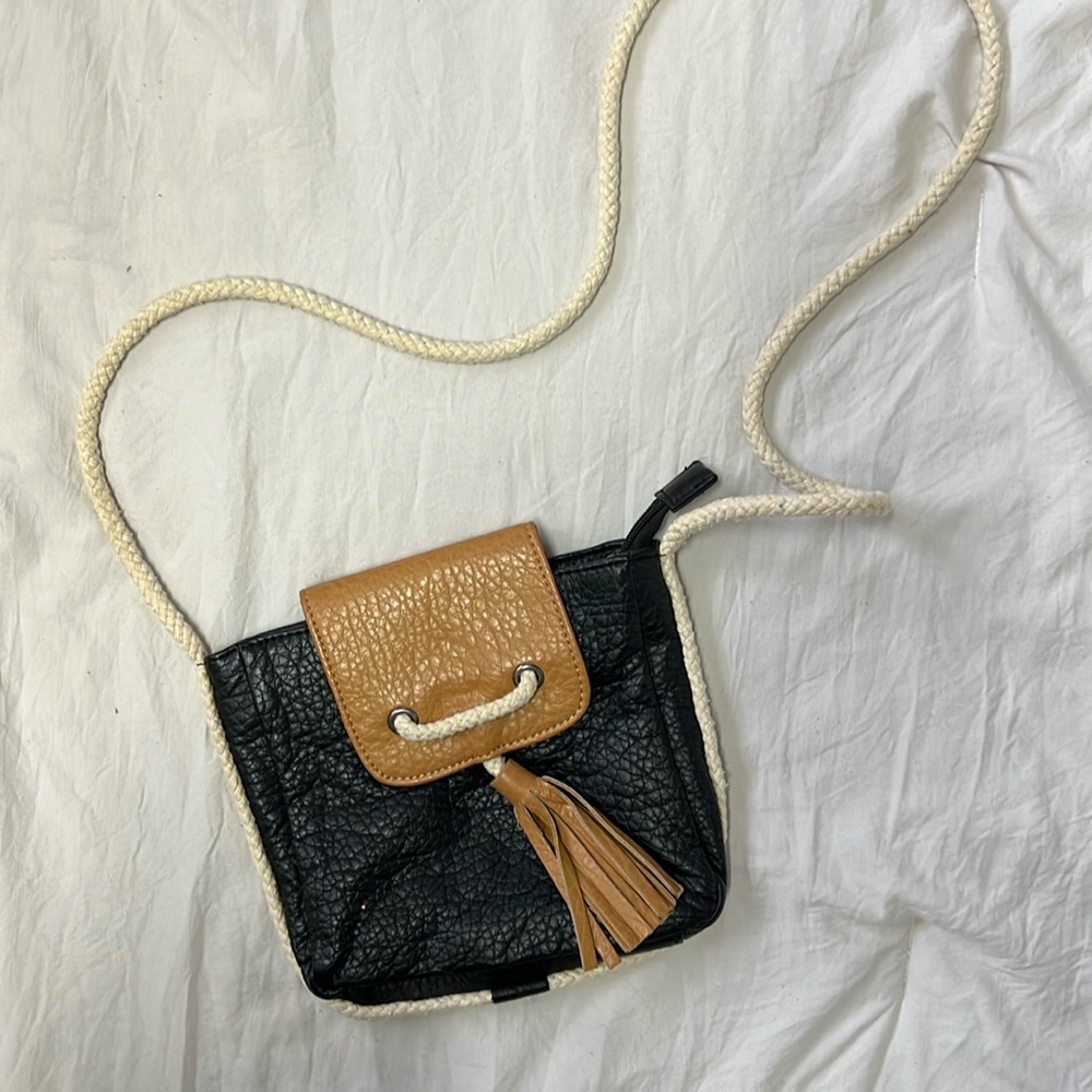 Roxy purse - small, black and brown